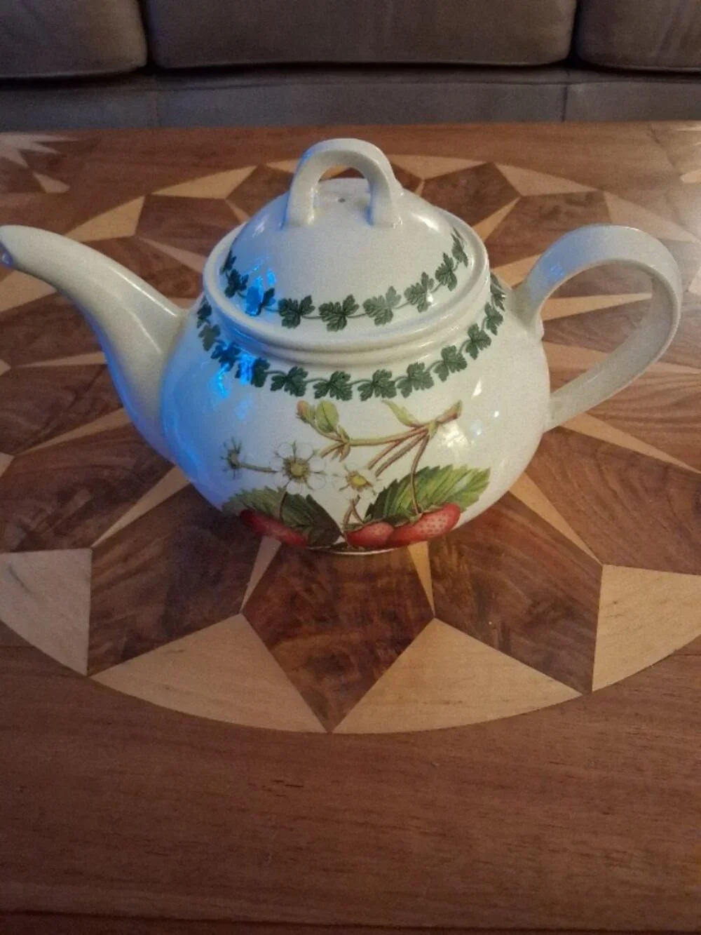 Vintage Portmeirion Strawberry Fair Teapot & Lid ~Discontinued Item
